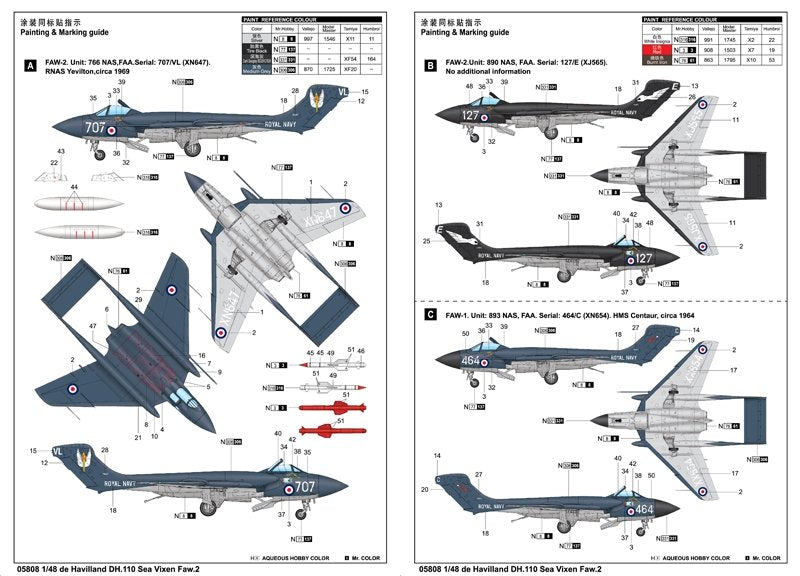 Trumpeter 05808 de Havilland DH.110 Sea Vixen Faw.2 1/48 – image 3