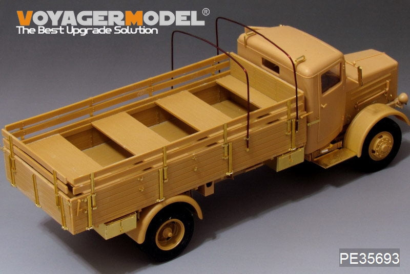 Voyager Model PE35693 WWII German Bussing Nag L4500A 4X4 Cargo Truck For AFV 35270 1/35 – Bild 9