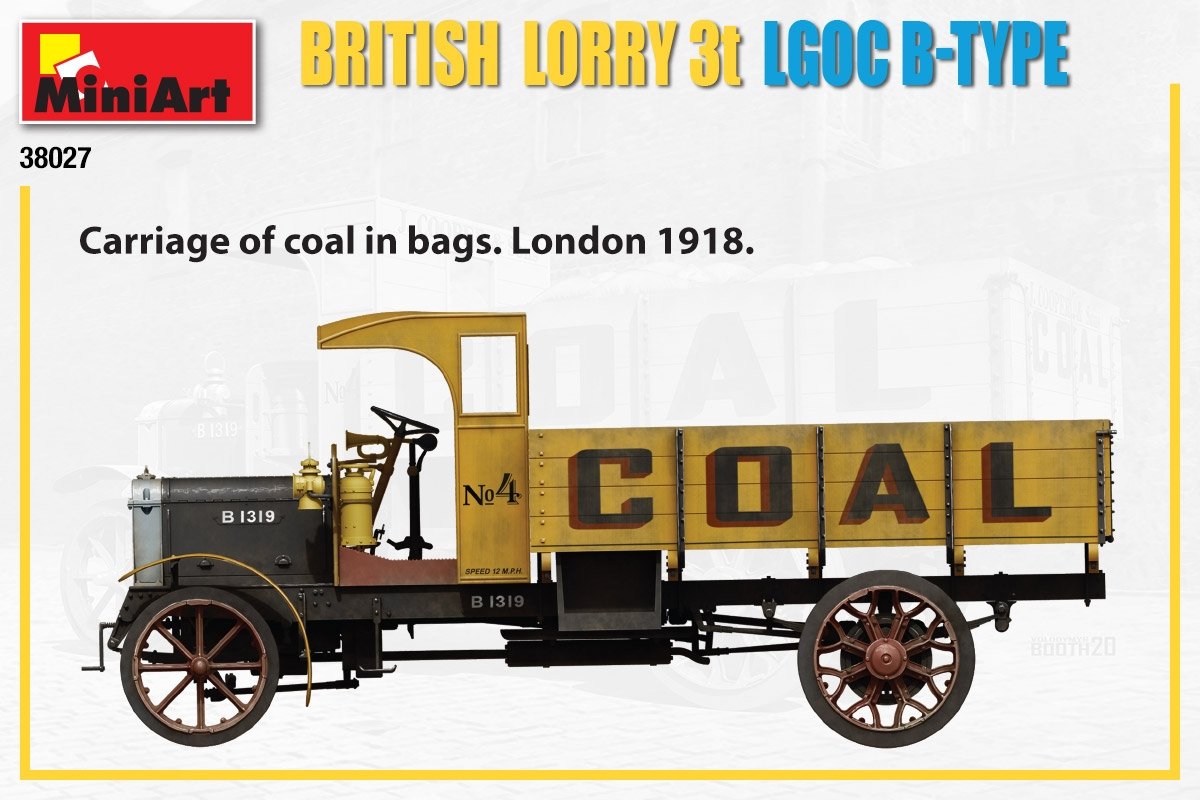 MiniArt 38027 BRITISH LORRY 3T LGOC B-TYPE 1/35 – Bild 2