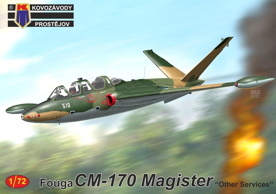 Kovozavody Prostejov KPM0244 Fouga CM-170 Magister &amp;quot;Other Services&amp;quot; 1/72