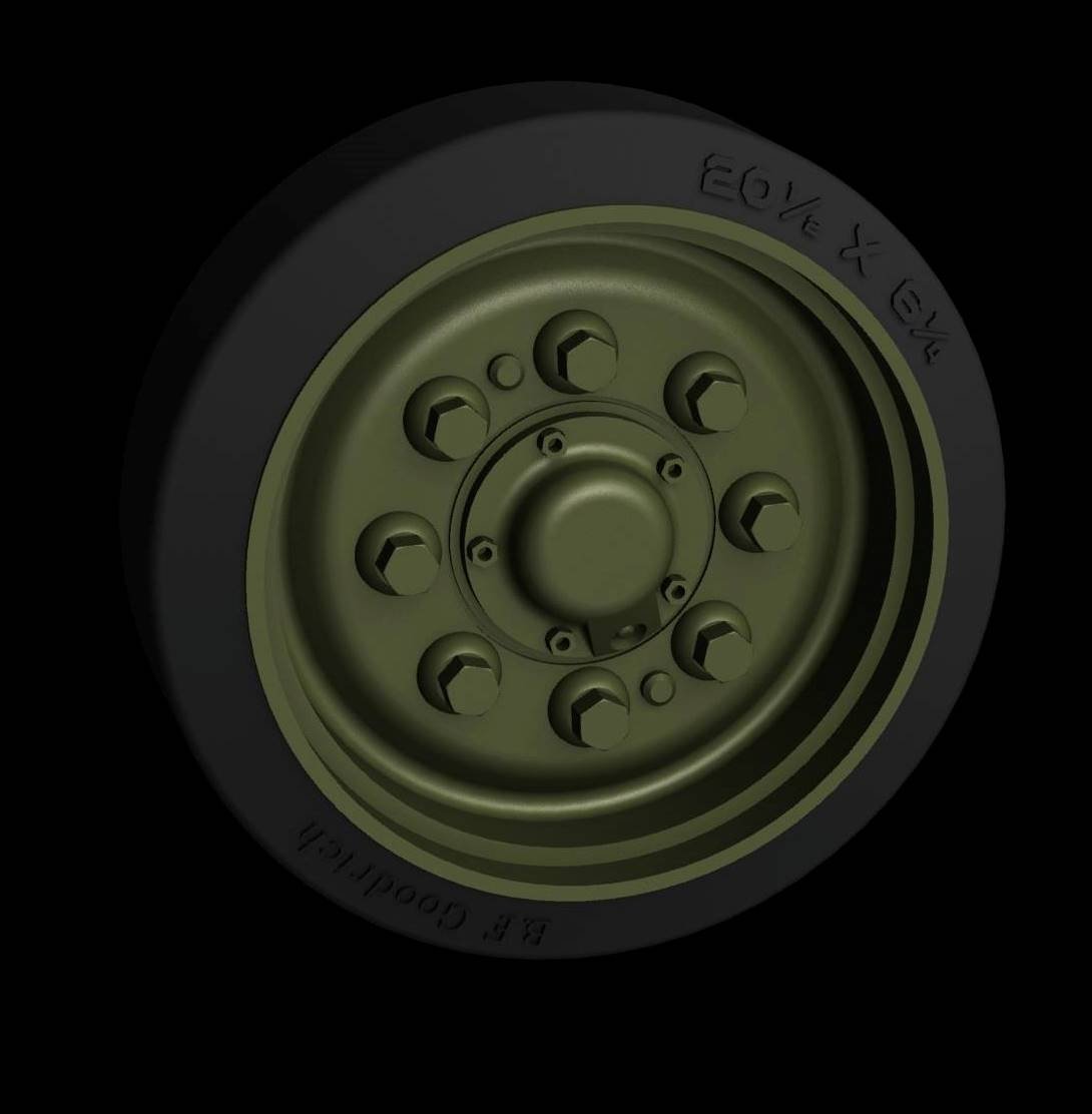 Panzer Art RE35-652 M4 “Sherman” HVSS road wheels 1/35 – image 2