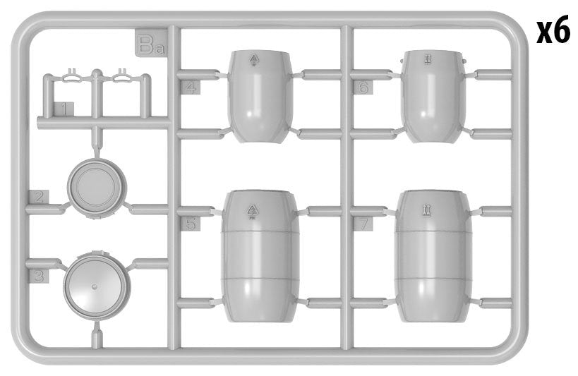 MiniArt 35590 Plastic Barrels &amp;amp; Cans 1/35 – image 4