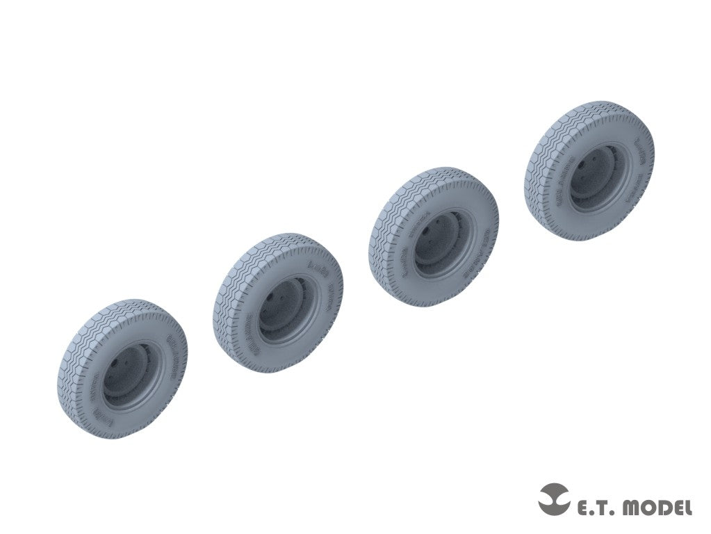 ET Model P35-103 WWII German Sd.Kfz.234 Small Diameter Weighted Wheels Type.3 1/35 – image 3