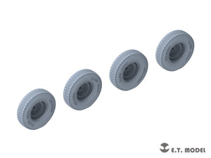 ET Model P35-103 WWII German Sd.Kfz.234 Small Diameter Weighted Wheels Type.3 1/35 – image 3