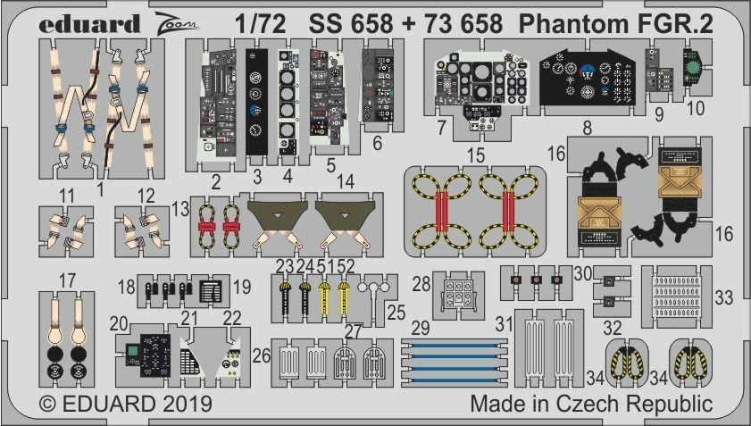 Eduard BIG72148 Phantom FGR.2 1/72 AIRFIX – immagine 5