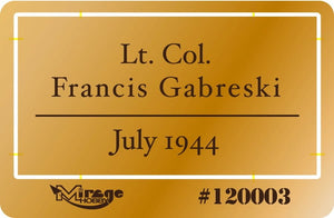 Mirage 120003 Lt. Col. Francis GABRESKI (July 1944) 200mm – obrázek 3