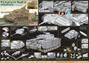 Dragon 6933 Pz.Kpfw.IV Ausf.H Late-Production w/Zimmerit 1/35 – Bild 2