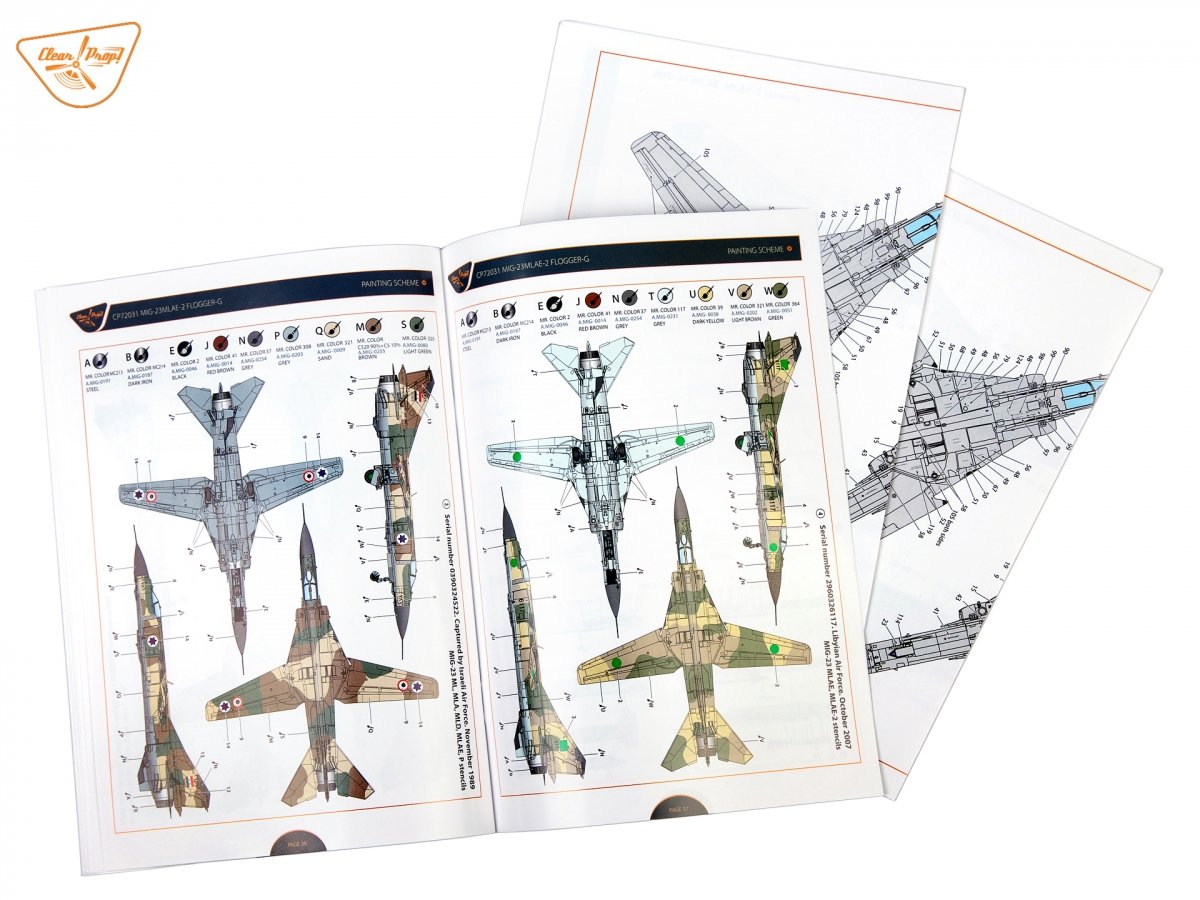 Clear Prop! CP72031 MiG-23MLAE-2 Flogger-G EXPERT KIT 1/72 – Bild 38