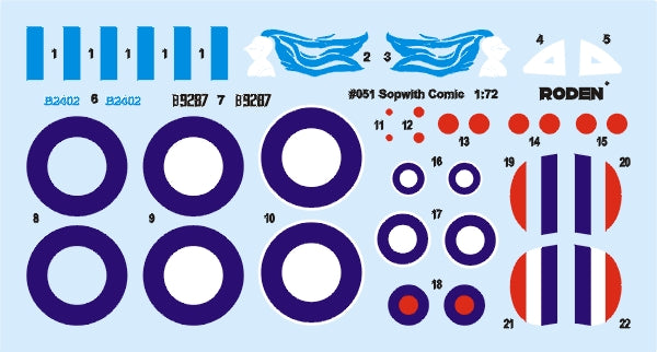 Roden 051 Sopwith F.1/3 Comic 1/72 – image 2