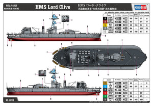 Hobby Boss 86518 HMS Lord Clive 1/350 – image 4