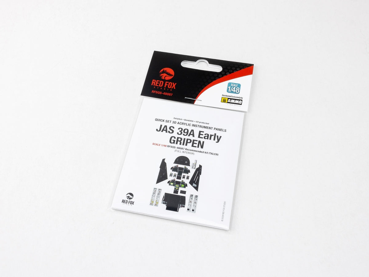 Red Fox Studio QS-48087 JAS 39A Early Gripen Italeri 1/48