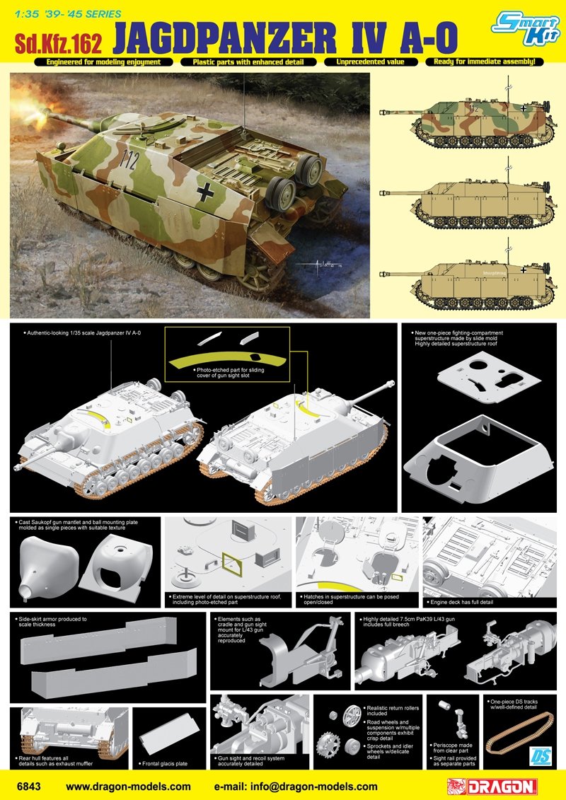 Dragon 6843 Jagdpanzer IV A-0 1/35 – Bild 2