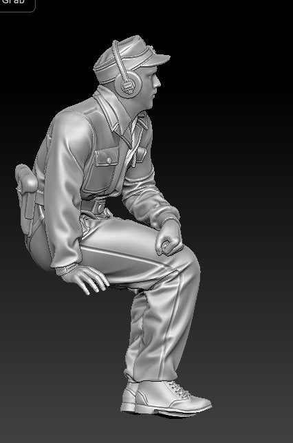 Glowel Miniatures 35011 WSS King Tiger crew 1/35 – imagen 4