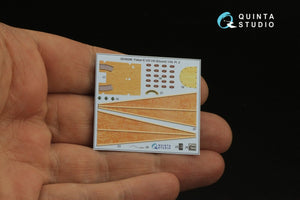 Quinta Studio QD48298 Fokker EV-DVIII 3D-Printed &amp;amp; colored Interior on decal paper (Eduard) 1/48 – immagine 3
