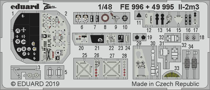 Eduard 49995 Il-2m3 interior 1/48 TAMIYA – image 2