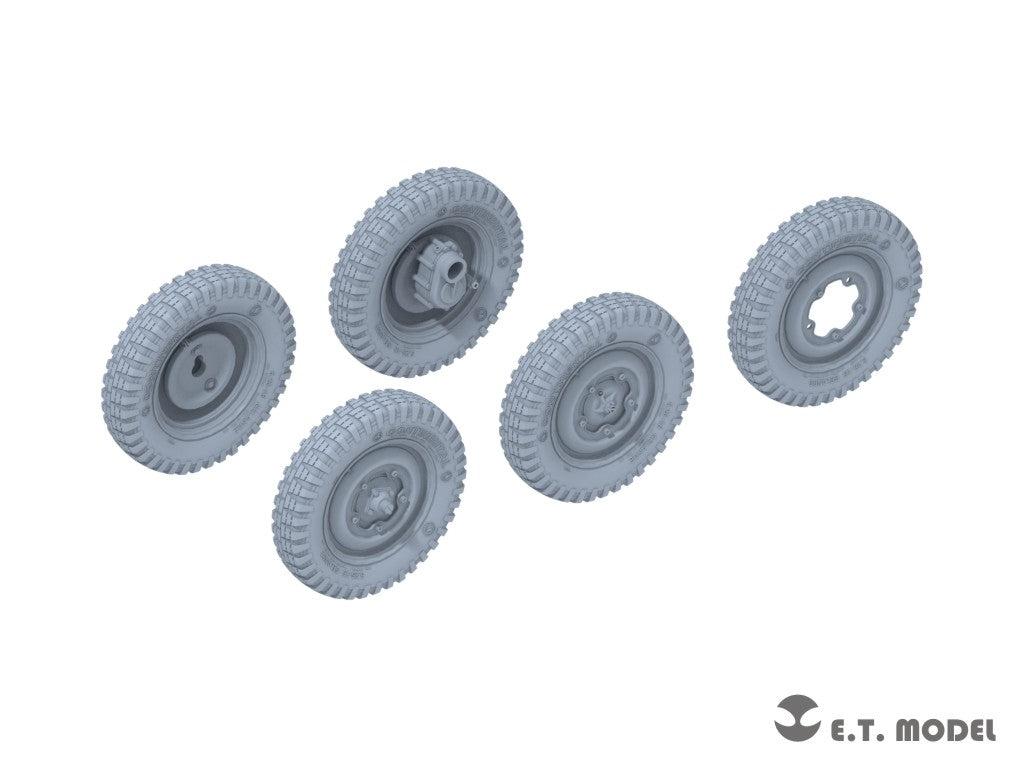 ET Model P35-135 WWII German Schwimmwagen Type166 Sagged wheels Narrow For TAMIYA Kit 1/35 – Bild 2