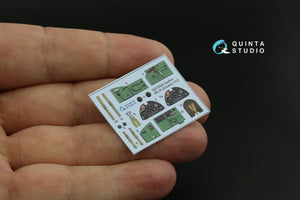 Quinta Studio QD72042 Spitfire Mk.IX 3D-Printed &amp;amp; colored Interior on decal paper (Eduard) 1/72 – immagine 6