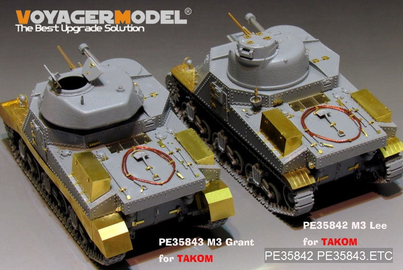 Voyager Model PE35843 WWII British Grant Medium Tank basic For TAKOM 2086 1/35 – Bild 3