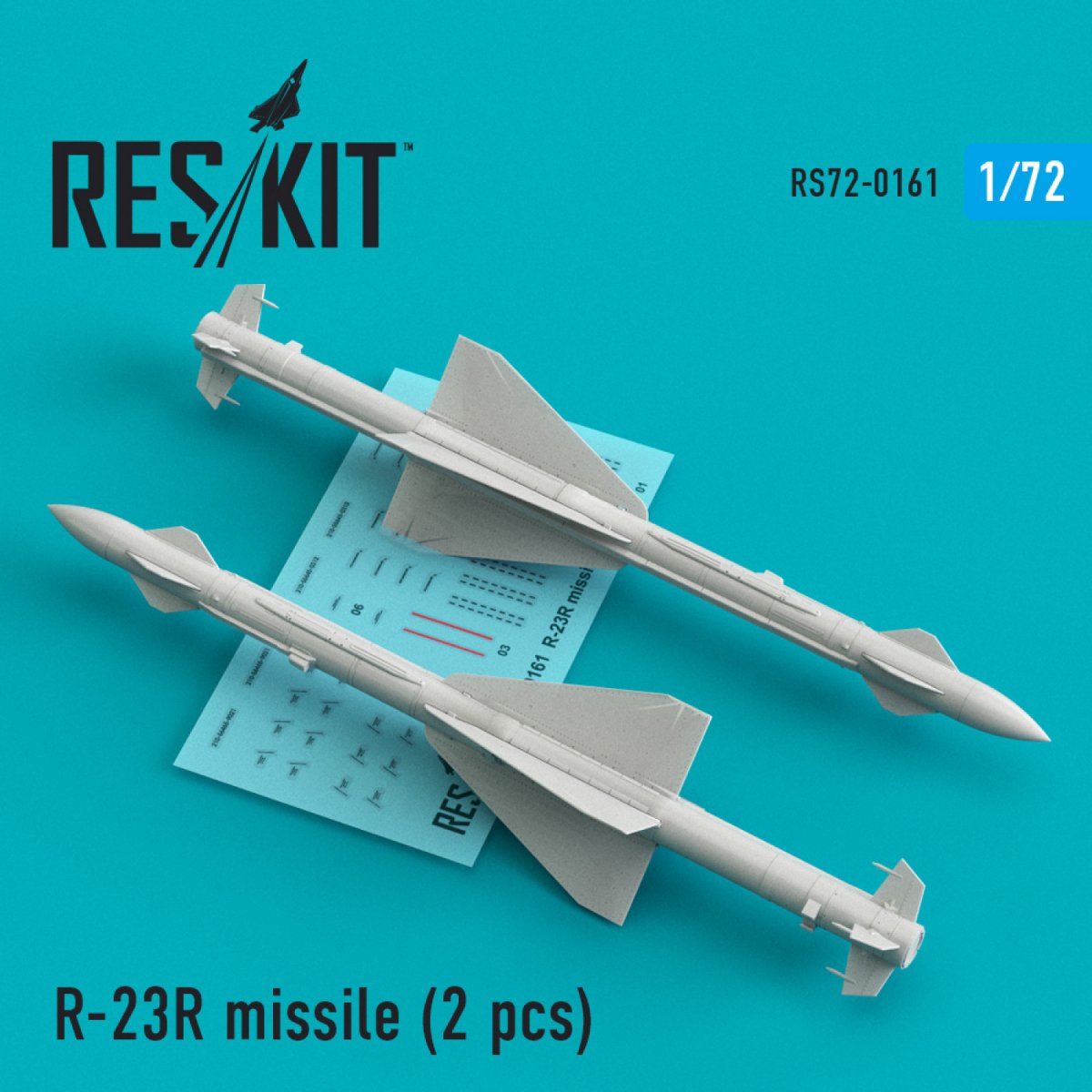RESKIT RS72-0161 R-23R MISSILES (2PCS) 1/72