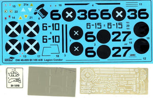 Dora Wings 48009 Bf.109 A/B Legion Condor 1/48 – imagen 5