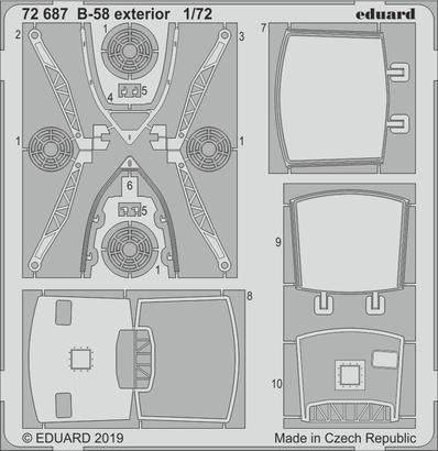 Eduard BIG72149 B-58 TAMIYA 1/72 – image 2