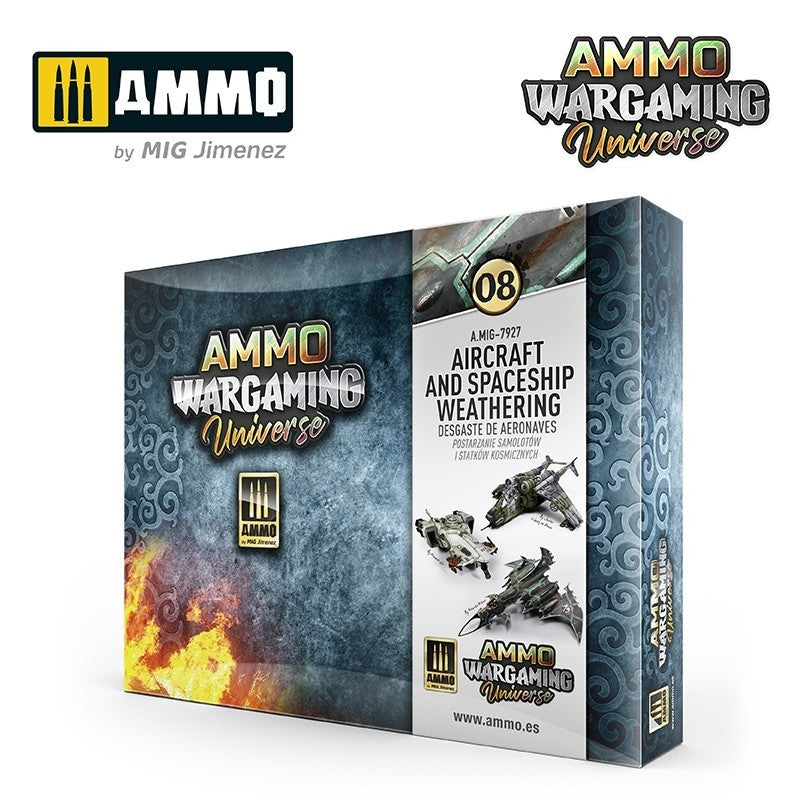 AMMO de Mig Jimenez 7927 AMMO WARGAMING UNIVERSE 08 - Vieillissement des avions et vaisseaux spatiaux