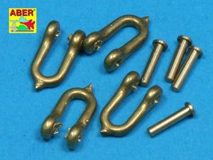 Aber R-11 Early model Shackle for Pz.Kpfw.VI Tiger Ausf.B x4pcs 1/35
