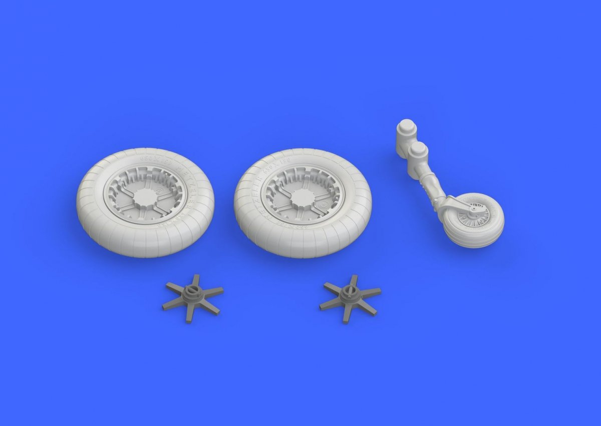 Eduard 648282 Bf 109F wheels EDUARD 1/48 – image 4