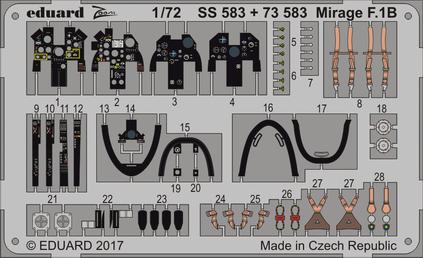 Eduard 73583 Mirage F.1B SPECIAL HOBBY 1/72