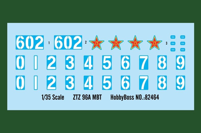 Hobby Boss 82464 ZTZ96 MBT 1/35 – obrázek 3