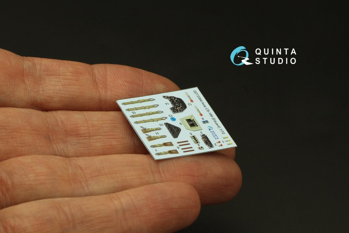 Quinta Studio QD72064 Avia CS-199 3D-Printed &amp;amp; colored Interior on decal paper (Eduard) 1/72 – image 10