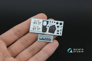 Quinta Studio QD+24016 Efini RX-7FD 3D-Printed &amp;amp; colored Interior on decal paper (Tamiya) (with metal sticker parts) 1/35 – image 2