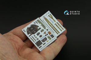 Quinta Studio QD32210 Westland Whirlwind F Mk.I 3D-Printed &amp;amp; colored Interior on decal paper (Special Hobby) 1/32 – image 3