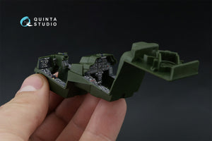 Quinta Studio QDS-48572 AH-64A 3D-Printed &amp;amp; colored Interior on decal paper (Academy/Modelist) (small version) 1/48 – image 10