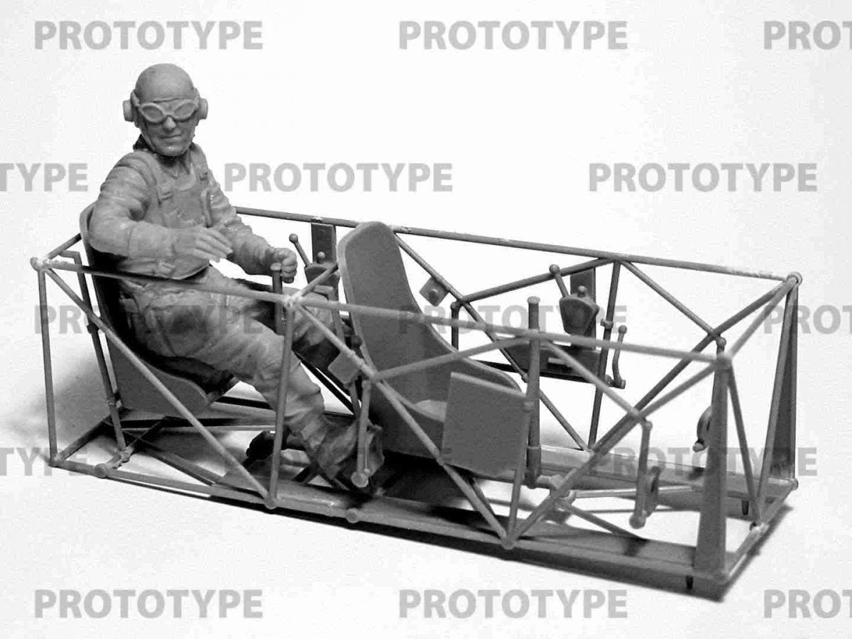 ICM 32112 WWII Allies Pilots in the cockpit (British, American, Soviet) 1/32 – obrázek 2