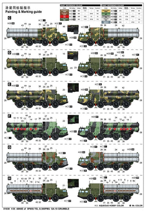 Trumpeter 01038 48N6E of 5P85S TEL S-300PMU SA-10 GRUMBLE 1/35 – image 2
