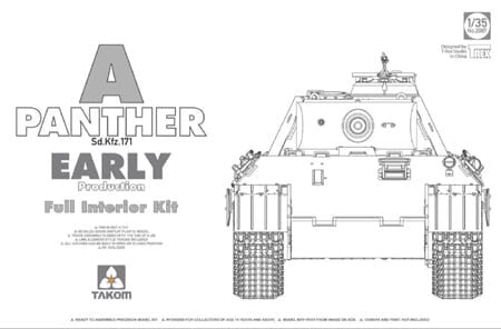 Takom 2097 Panther Ausf. And early production (full interior) 1/35