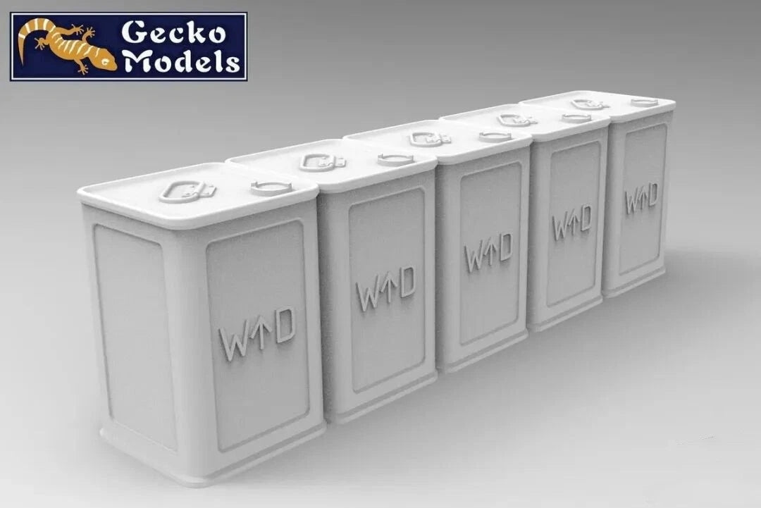 Gecko Models 35GM0157 Early Type British 4 Gallon Flimsies (Value Pack) 1/35