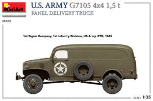 MiniArt 35405 US ARMY G7105 4х4 1.5 t PANEL DELIVERY TRUCK 1/35 – image 6
