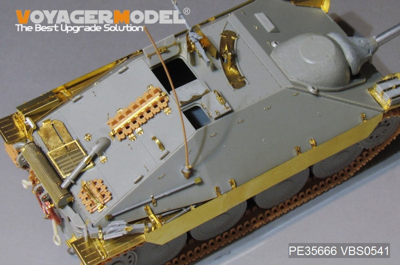 Voyager Model PE35666B WWII German Hetzer Tank Destroyer (includes a metal barrel) For DRAGON 6030 1/35 – image 8