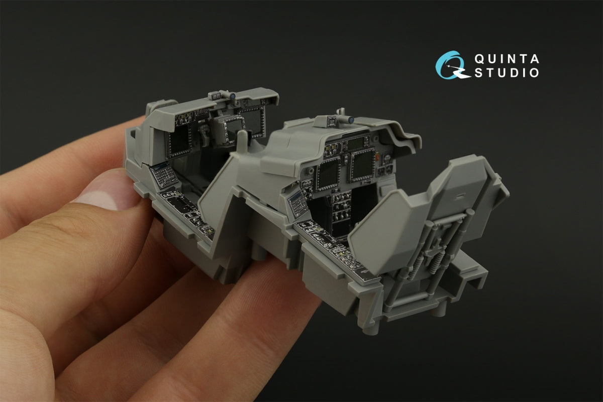 Quinta Studio QD35073 AH-64D/E 3D-Printed &amp;amp; colored Interior on decal paper (Meng) 1/35 – image 9