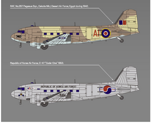 Maquette Academy 12633 USAAF C-47 Skytrain au 1/144 – image 5
