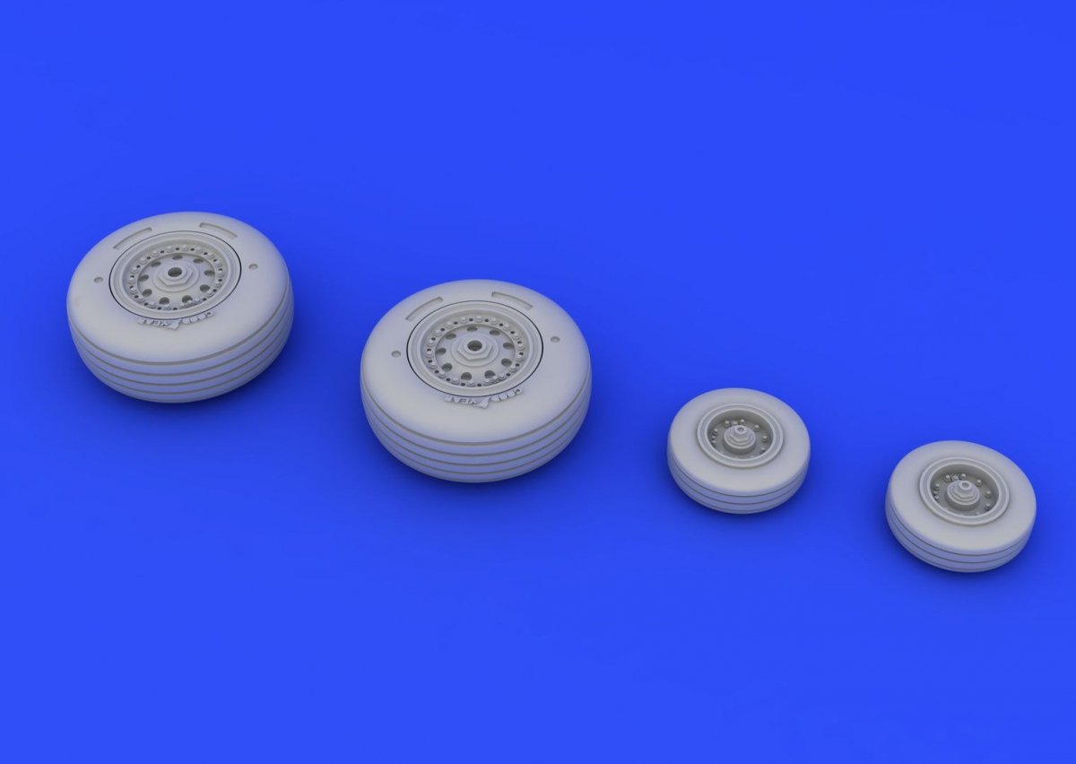 Eduard 672078 F-4J wheels 1/72 (ACADEMY) – Bild 4