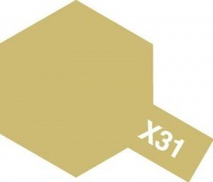Tamiya X31 Titanium Gold (81531) Acrylic paint 10ml – Bild 2