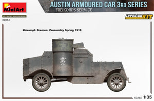 MiniArt 39012 AUSTIN ARMORED CAR 3rd SERIES: FREIKORPS SERVICE. INTERIOR KIT 1/35 – obrázek 3