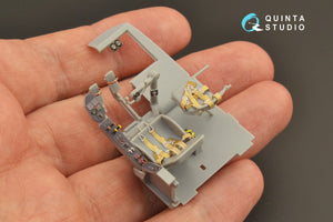 Quinta Studio QD48266 He 111H-3/H-6 3D-Printed &amp;amp; colored Interior on decal paper ( ICM ) 1/48 – image 4
