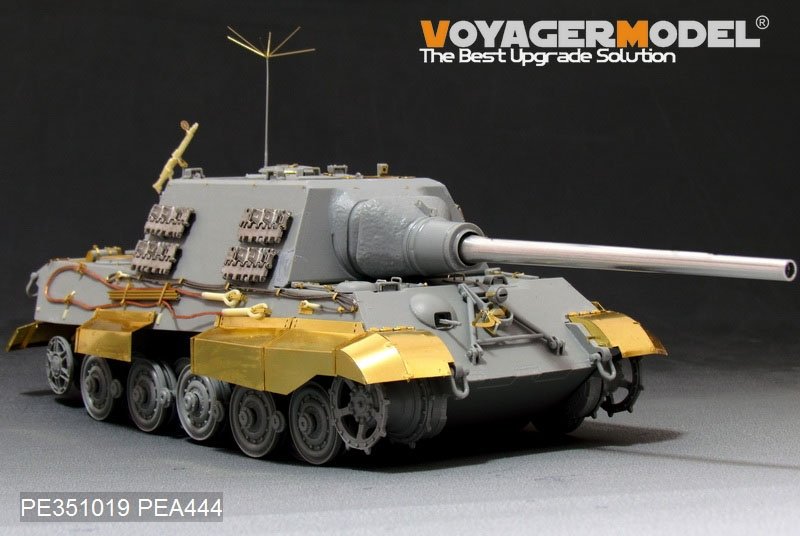 Voyager Model PEA444 WWII German Sd.Kfz.186 Panzerjäger &amp;quot;Jagdtiger&amp;quot; Schurzen Normal Version（For TAKOM) 1/35 – imagen 4