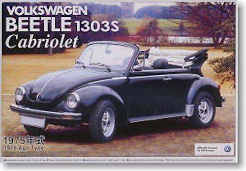 Aoshima 04779 Volkswagen Beetle 1303S Cabriolet 75 1/24