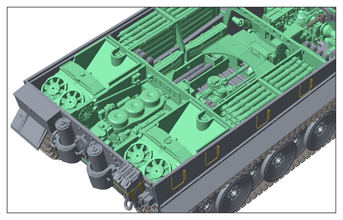 Rye Field Model 5003 Pz.kpfw.VI Ausf. E Tiger I Early Production (full interior) – obrázek 2