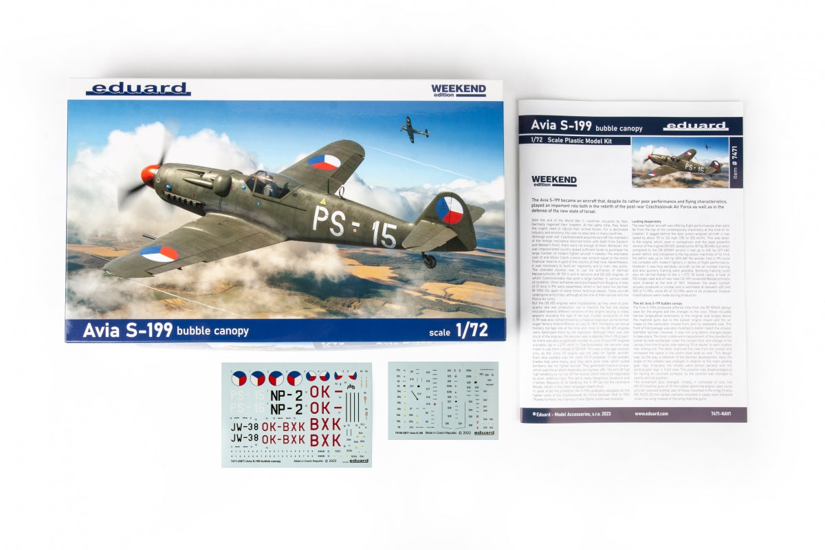 Eduard 7471 Avia S-199 bubble canopy 1/72 – Bild 2
